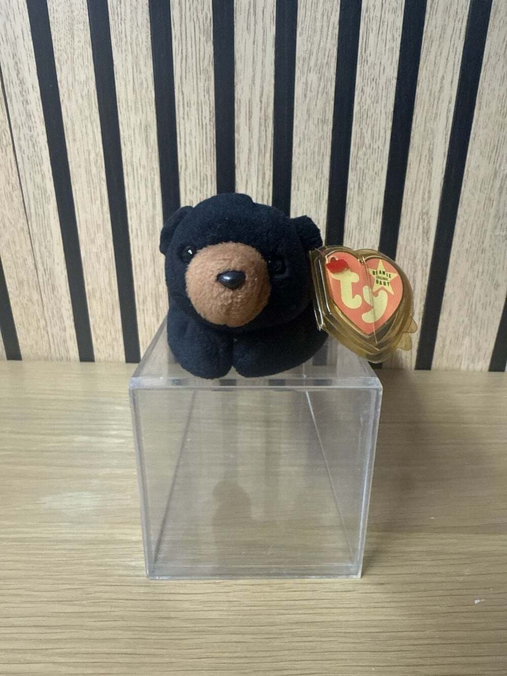 RARE Retired Tag Error Ty Beanie Baby Blackie